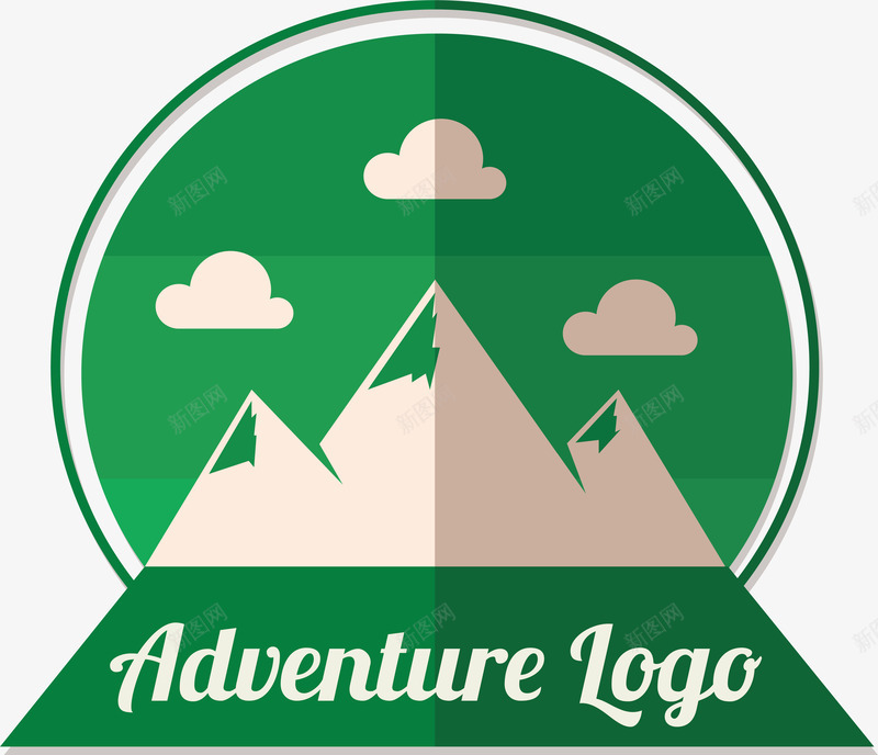 登山logo图标png_新图网 https://ixintu.com 健康 户外运动 插画 登山设计 精美 锻炼