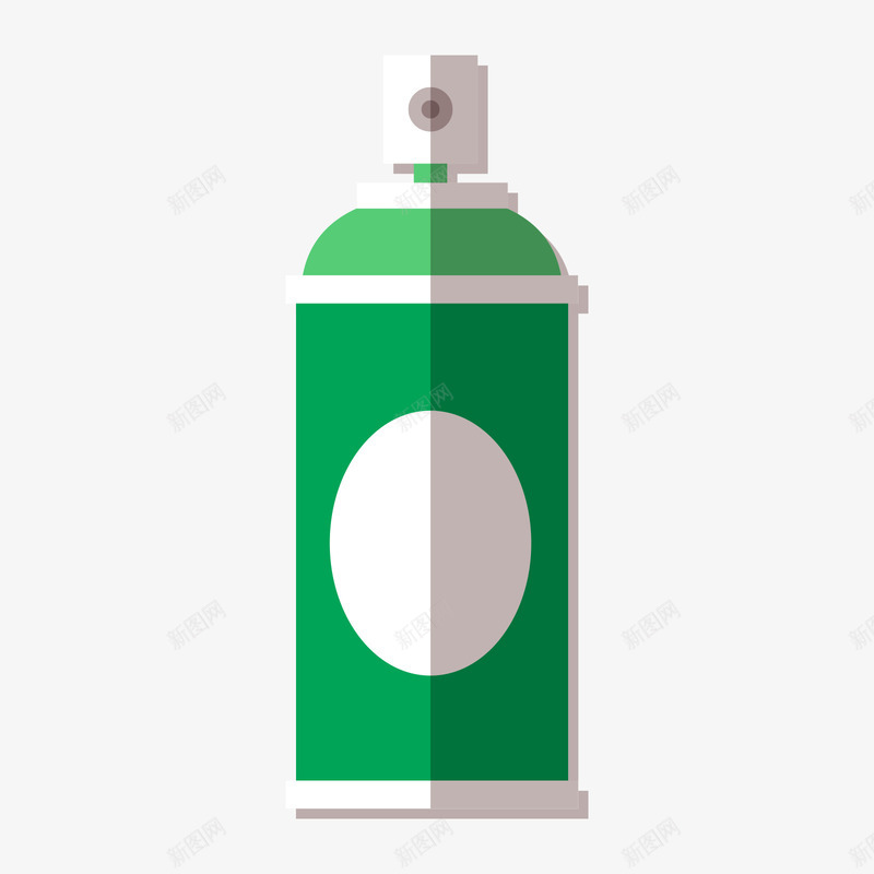 一瓶绿色的颜料喷剂矢量图ai免抠素材_新图网 https://ixintu.com 一瓶 灰色 绿色 绿色喷剂 颜料 颜料喷剂 矢量图
