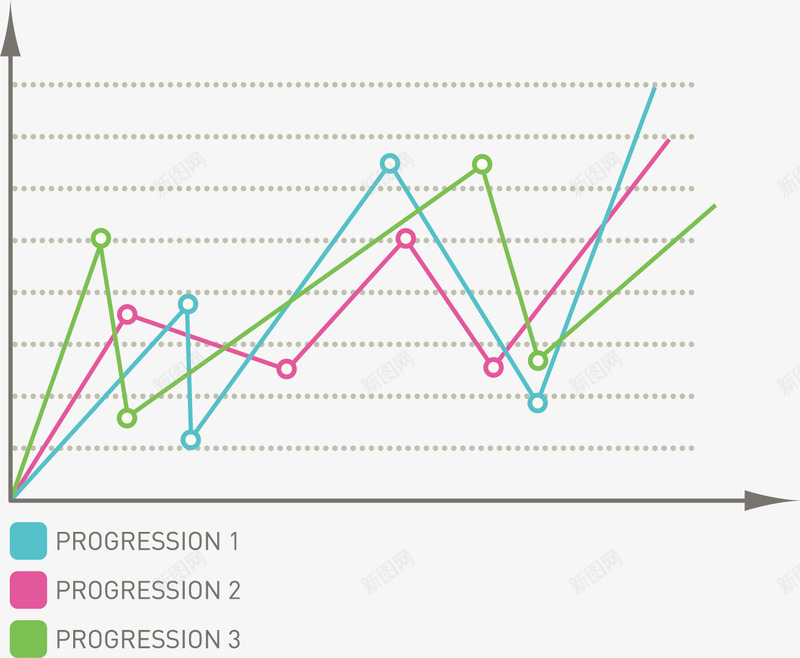 数据折线图png免抠素材_新图网 https://ixintu.com 信息 彩色 折线图 数据 数据ppt素材 矢量素材