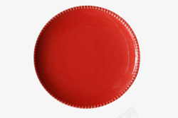 红色厨房火辣红色盘子高清图片