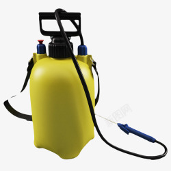 黄色小喷雾器黄色背式喷雾器高清图片