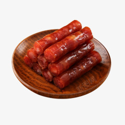 广式香肠美味肉肠条元素高清图片