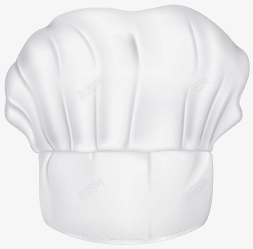 手绘白色厨师帽png免抠素材_新图网 https://ixintu.com 厨师帽 厨房用品 手绘 白色
