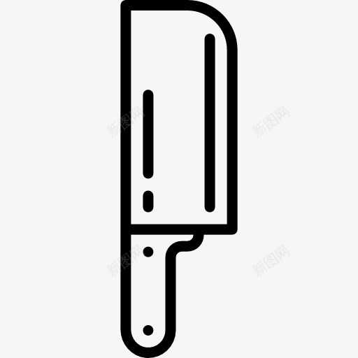 刀图标png_新图网 https://ixintu.com 切割刀 厨房 工具 用具