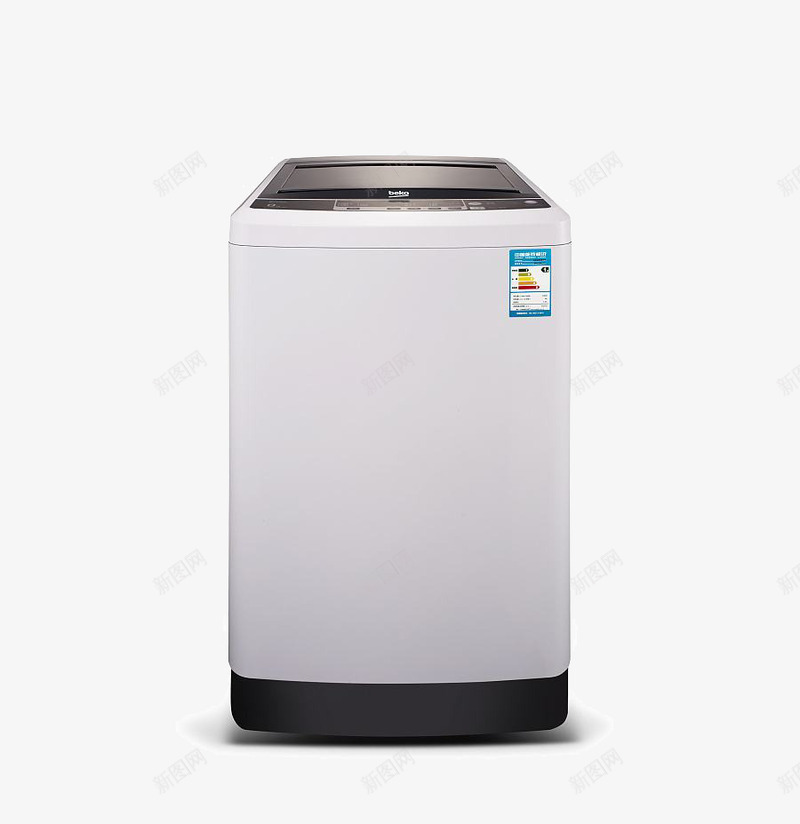 洗衣机实物png免抠素材_新图网 https://ixintu.com 实物 家电维修 洗衣机 竖式 黑白相间