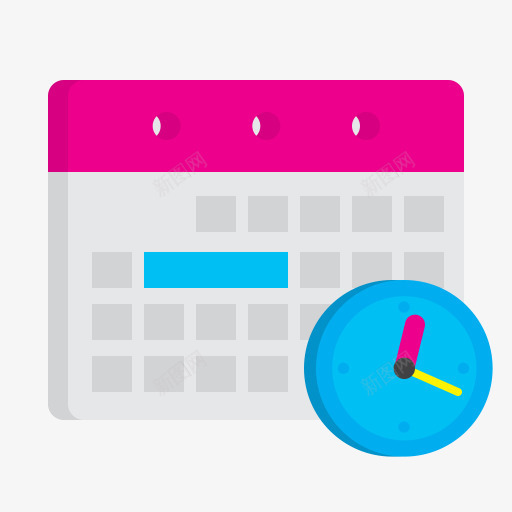 日历时钟管理计划时间表策略时间图标png_新图网 https://ixintu.com Calendat clock manage plan schedule strategy time 日历 时钟 时间 时间表 策略 管理 管理logo 计划