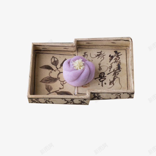 紫薯桂花糕点png免抠素材_新图网 https://ixintu.com 产品生物 小吃 特色