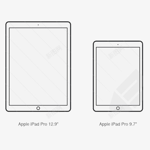 大屏幕智能平板外观png免抠素材_新图网 https://ixintu.com 外观设计 大屏幕 手绘线条 智能平板