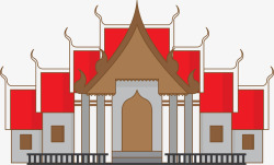 皇宫大殿泰国大皇宫矢量图高清图片