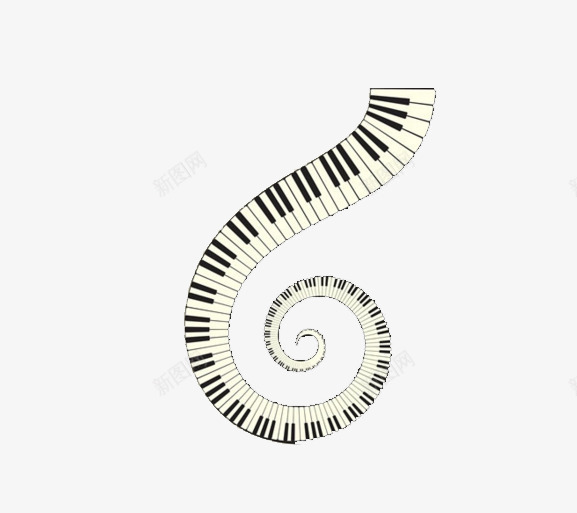 转动的钢琴键盘png免抠素材_新图网 https://ixintu.com 图案 设计 转动 钢琴键 音乐