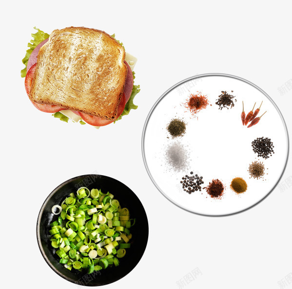 食材配料cdr免抠素材_新图网 https://ixintu.com 产品实物 厨房烹饪 面包果蔬 食材配料 食物素材