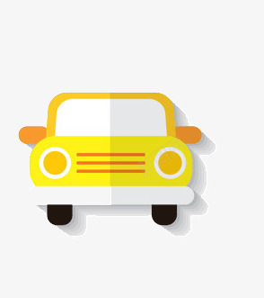 金色小车png免抠素材_新图网 https://ixintu.com 旅游车 轿车 金色小车