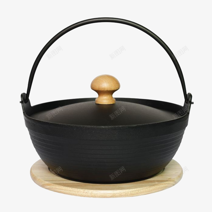 木制锅垫png免抠素材_新图网 https://ixintu.com 加厚 厨房用品 圆形 木垫 隔热