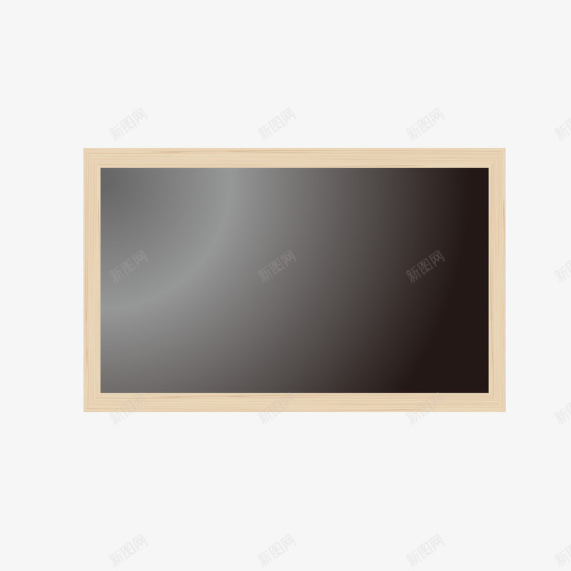 黑板的样式png免抠素材_新图网 https://ixintu.com 样式 简约 黑板 黑色