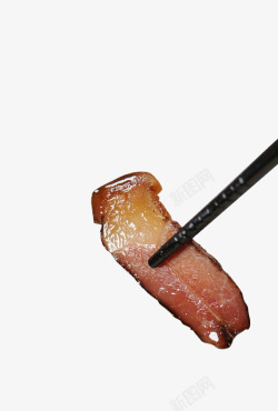 美味的腊肉片实物图素材