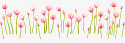 粉色韩式花朵创意素材