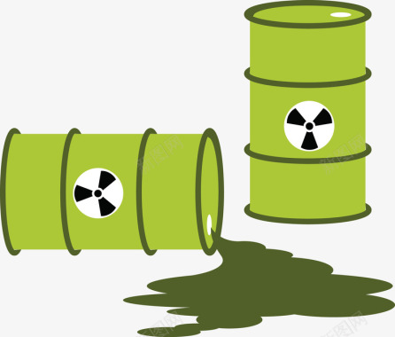 绿色油桶图标图标