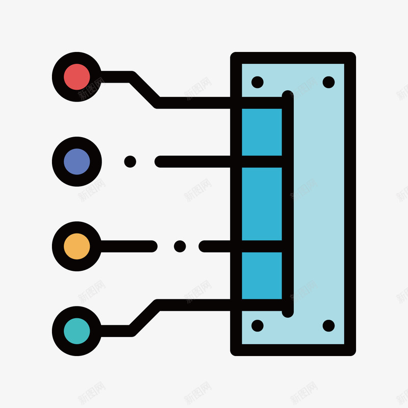 控制按钮矢量图图标ai_新图网 https://ixintu.com UI图标 扁平化UI 手机图标 按钮 控制 游戏UI 界面UI 网页UI 矢量图