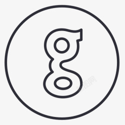 Circles界代码开发商GitHub线霓虹图标高清图片