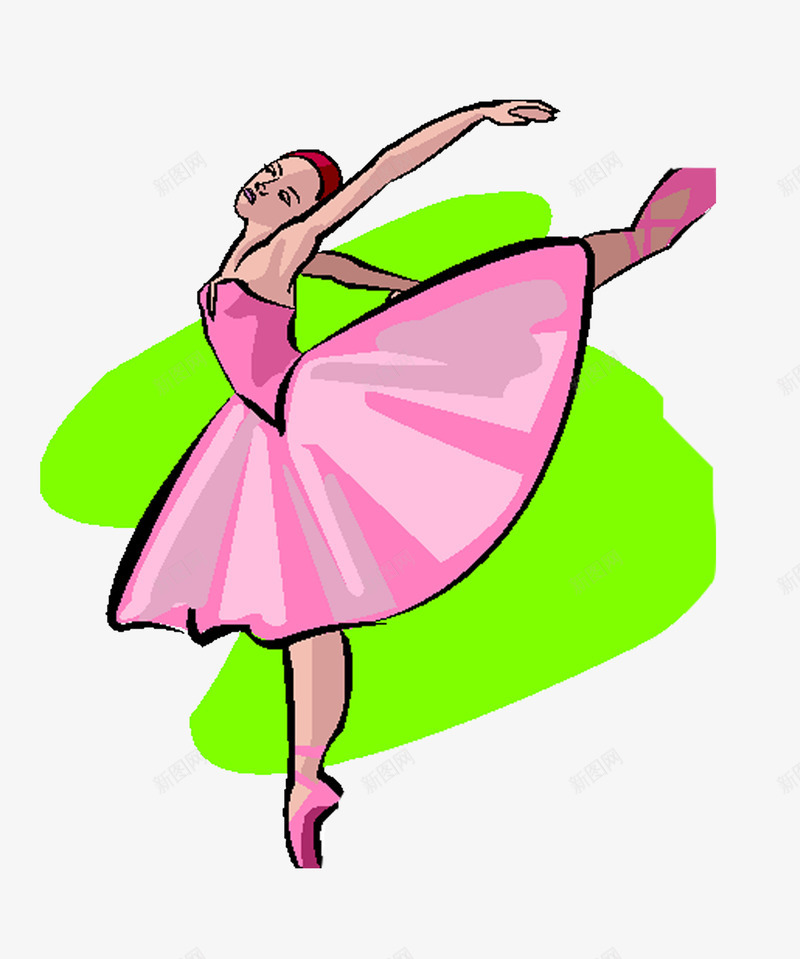 放飞自己png免抠素材_新图网 https://ixintu.com 优雅 气质 舞蹈 艺术 芭蕾 魅力