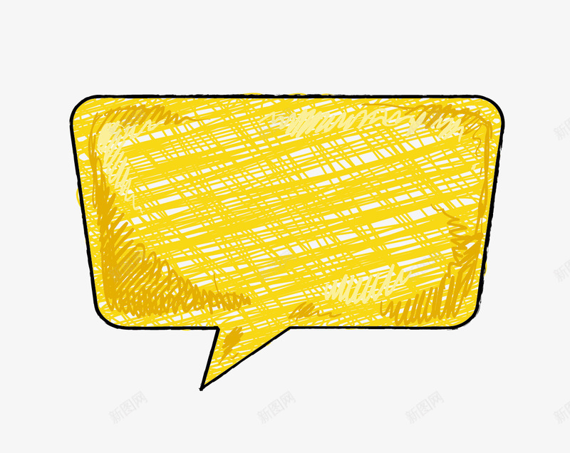 对话框矢量图eps免抠素材_新图网 https://ixintu.com 唯美黄色对话框 对话框 矢量对话框 矢量图