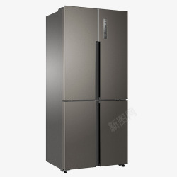 变频电冰箱十字门电冰箱高清图片