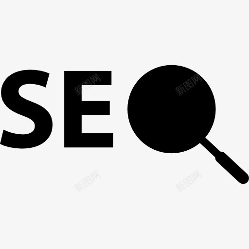 SEO搜索符号图标png_新图网 https://ixintu.com SEO SEO全 工具 搜索 放大镜 界面 符号