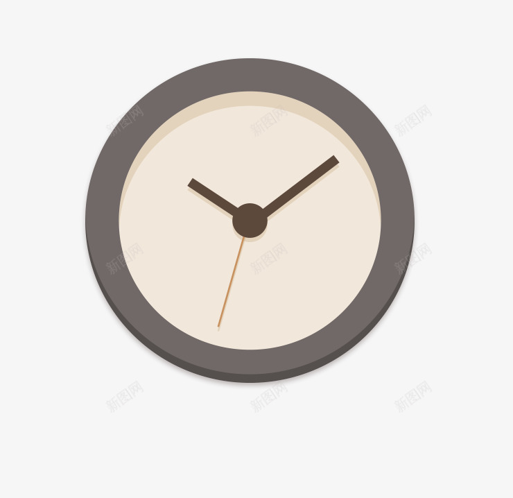 圆形钟表png免抠素材_新图网 https://ixintu.com 圆形 指针 提醒 时针 时钟 时钟秒针 时间 秒针 表 钟表