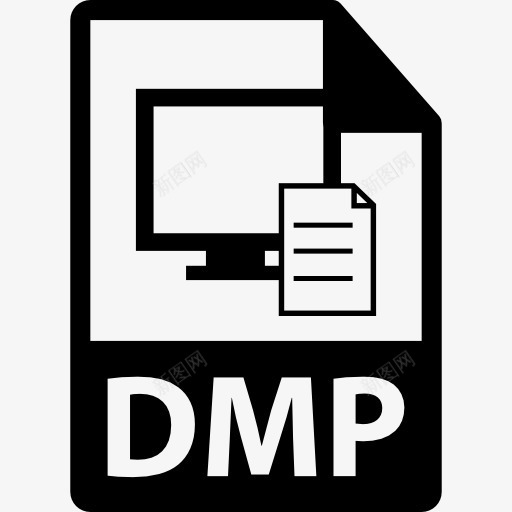 DMP文件格式符号图标png_新图网 https://ixintu.com DMP DMP文件 DMP文件格式 DMP格式 DMP的象征 接口