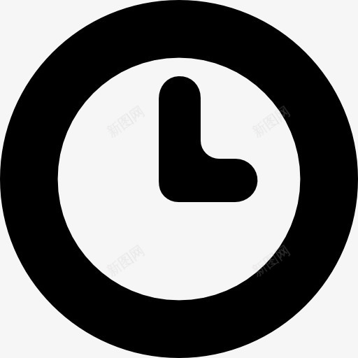 时钟循环总的轮廓时间图标png_新图网 https://ixintu.com 圆 接口 时钟 时间 标志 概述 毛