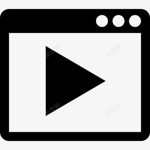 视频营销图标png_新图网 https://ixintu.com SEO 三角形 接口 播放 符号 视频 视频营销 象征