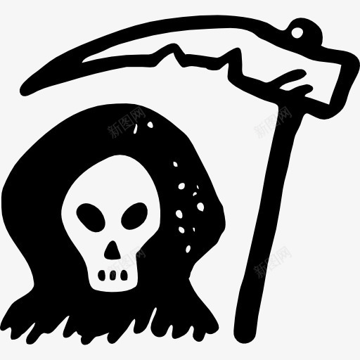 死亡图标png_新图网 https://ixintu.com 恐怖 死亡 骨架