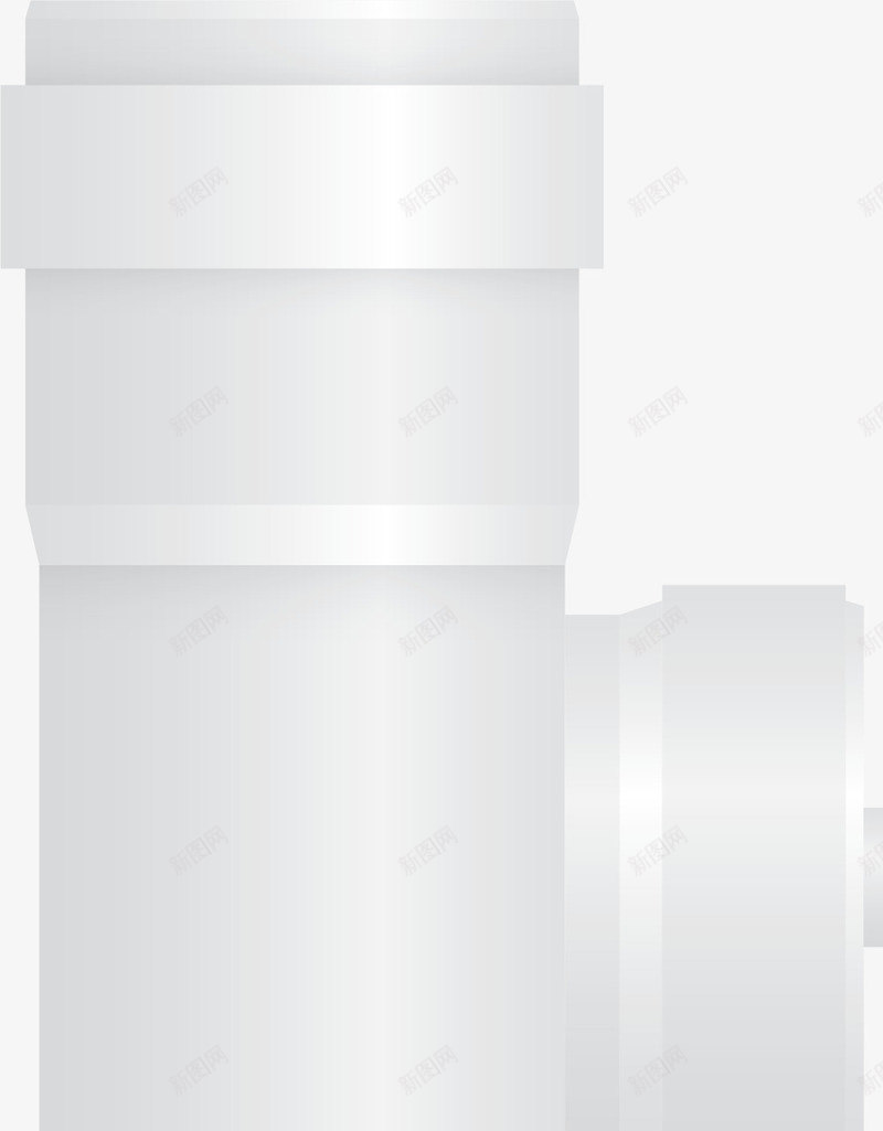 亮白色光泽卡通管子png免抠素材_新图网 https://ixintu.com 亮白色水管 光泽 卡通水管 卡通管子 手绘管子 水管 管子