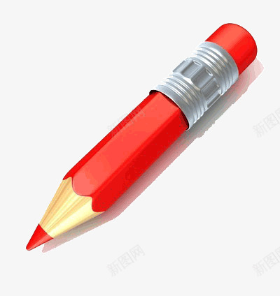 学生时代用的铅笔png免抠素材_新图网 https://ixintu.com 书写 彩色 橡皮擦