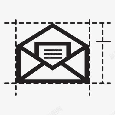建筑电子邮件室内材料通讯产图标图标