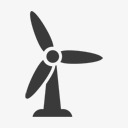 风车简单的绿色图标png_新图网 https://ixintu.com windmill 风车