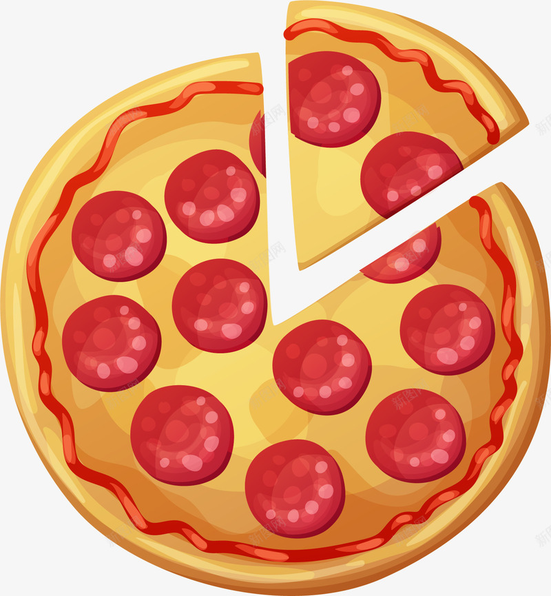 卡通披萨图案png免抠素材_新图网 https://ixintu.com 免抠PNG 培根披萨 意大利风味披萨 披萨 肯德基 麦当劳