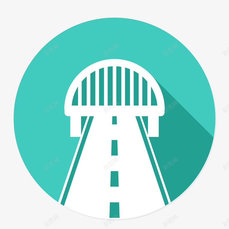 上桥标志绿色智能交通标签图标png_新图网 https://ixintu.com 上桥 交通 智能 智能交通 标志 标签 绿色