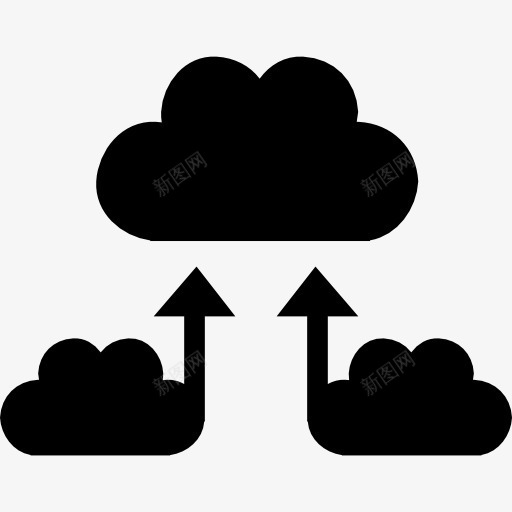 云交换接口符号图标png_新图网 https://ixintu.com 云 互联网 交换 接口 数据交换 符号 象征