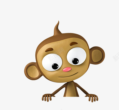 唯美卡通可爱小猴子png免抠素材_新图网 https://ixintu.com 卡通 可爱 唯美 小猴子