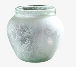 磨砂花瓶美式乡村磨砂复古玻璃花瓶高清图片