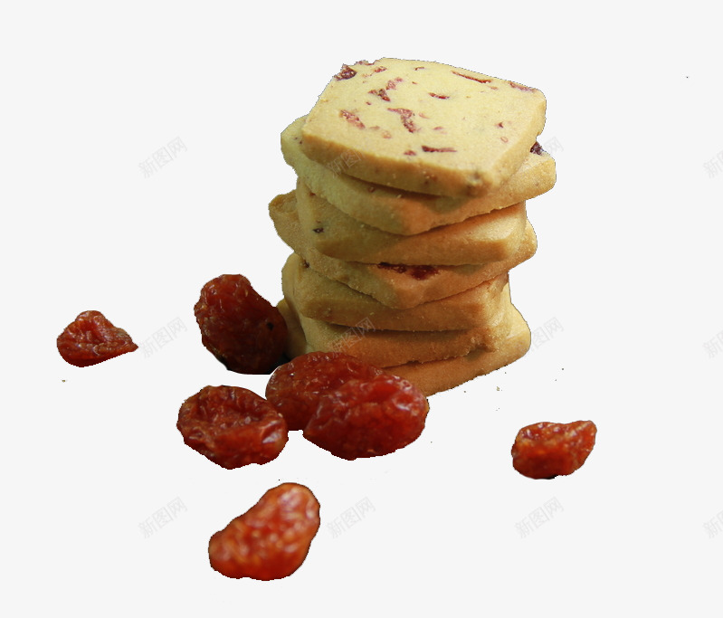 蔓越莓饼干堆png免抠素材_新图网 https://ixintu.com 产品实物 手工制作 蔓越莓 饼干