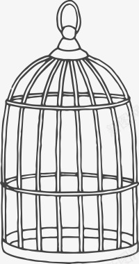 卡通简约简笔画黑白插画小清新图标图标