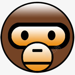绿色猴子图标png_新图网 https://ixintu.com 图标 猴子 绿色 设计