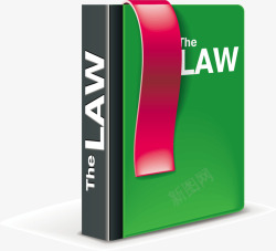 法律课本法制公益元素矢量图素材