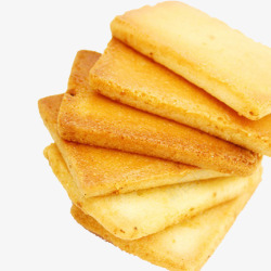面粉饼干金黄的诱惑高清图片