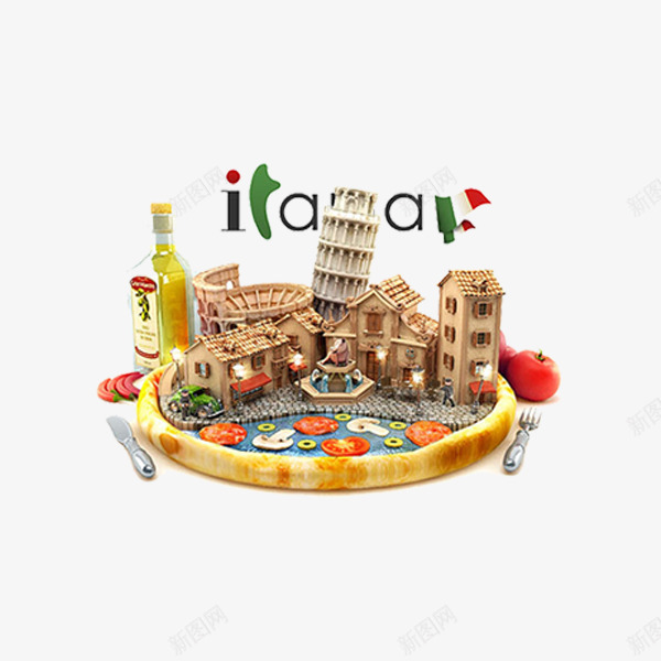 彩色世界各地的美食png免抠素材_新图网 https://ixintu.com 世界 刀具 各地 字母 实物 彩色 披萨 纹理 美食 英文