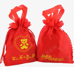 包装袋纱袋创意喜糖袋素材