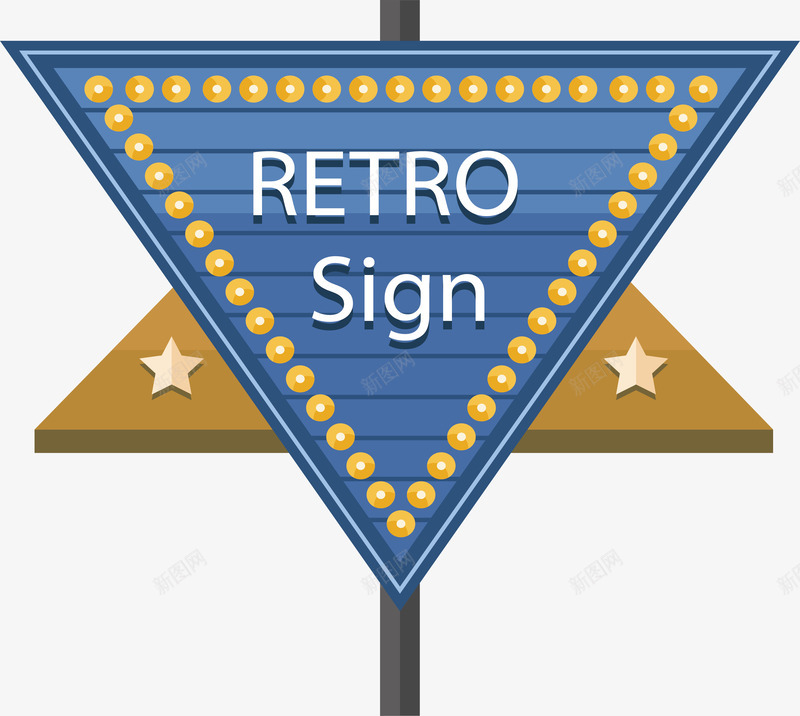 蓝色三角形霓虹灯矢量图eps免抠素材_新图网 https://ixintu.com 三角形 矢量png 蓝色三角形 蓝色灯牌 霓虹灯 霓虹灯牌 矢量图