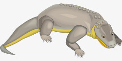 远古时代的鳄鱼素材